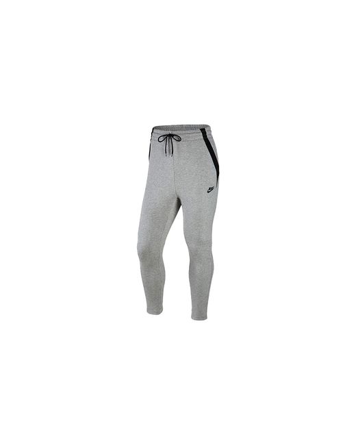 Nike Black Nsw Modern French Terry Cuff Pants "Dark Heather 807920 063" for men