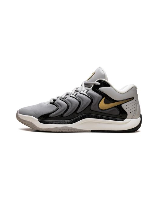 Nike Black Kd 17 "Light Iron Ore Metallic" Fj9487 003" for men