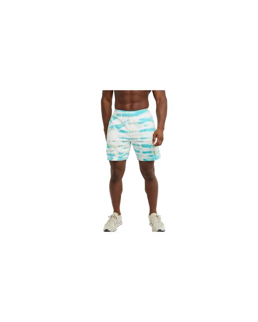 Champion Black Lightweight Fleece Shorts "Wave Dye Portal" 83140 586529Ajgj" for men