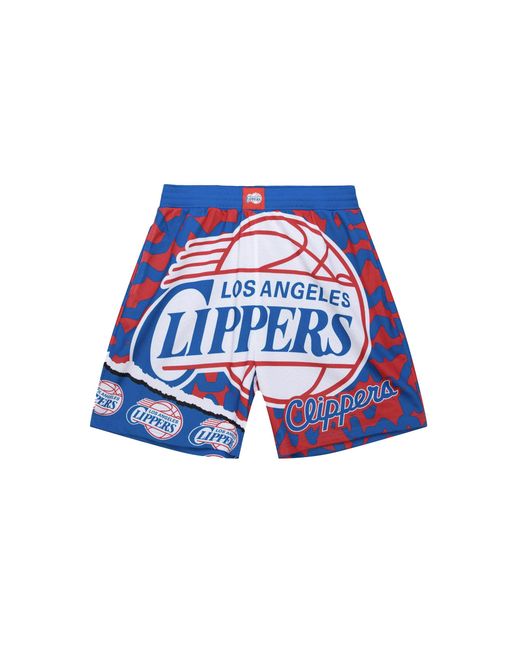 Mitchell & Ness Blue Jumbotron 2.0 Sublimated Shorts "Nba La Clippers" Pshr1220 Lacyypppryrd" for men