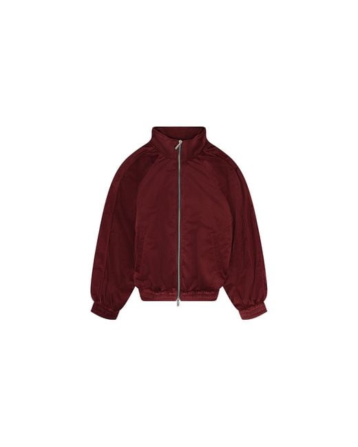 Rhude Red Velvet Track Jacket Rhdmotw0068 Mrn" for men