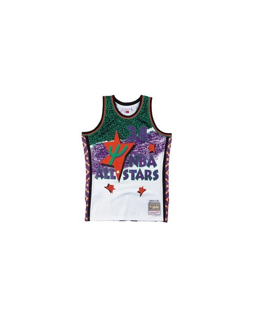 Mitchell & Ness Black Nba Sublimated Hakeem Olajuwon Swingman Jersey "1995 All Star West for men
