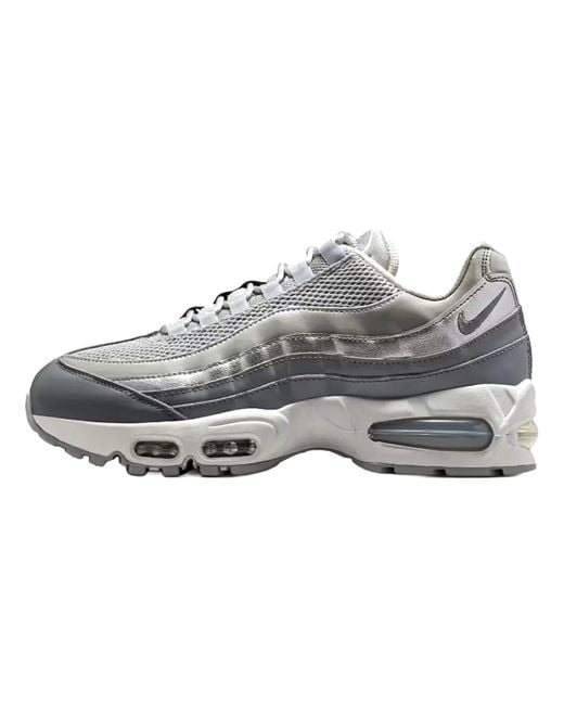 Nike Gray Air Max 95 Se "Big Bubble Fog" Ib6398 001"
