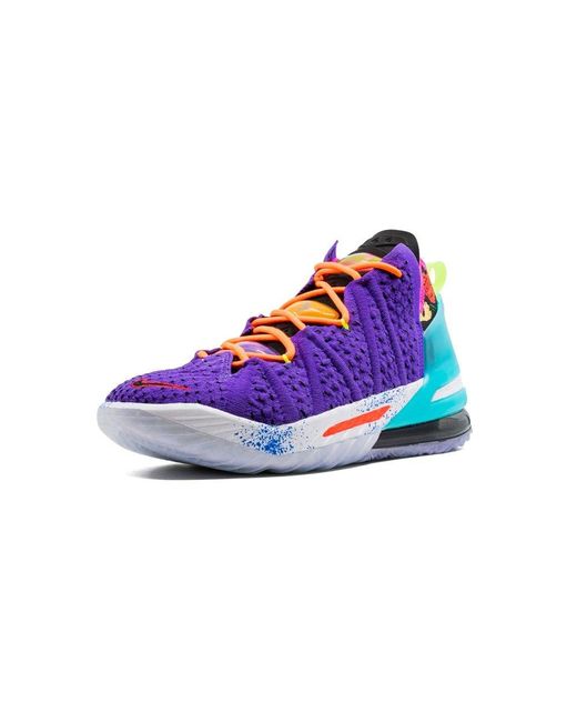 Nike Blue Lebron 18 "Best 10-18" Shoes