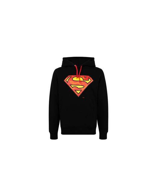 A Bathing Ape Black Pullover Hoodie "Dc X M114913C" for men