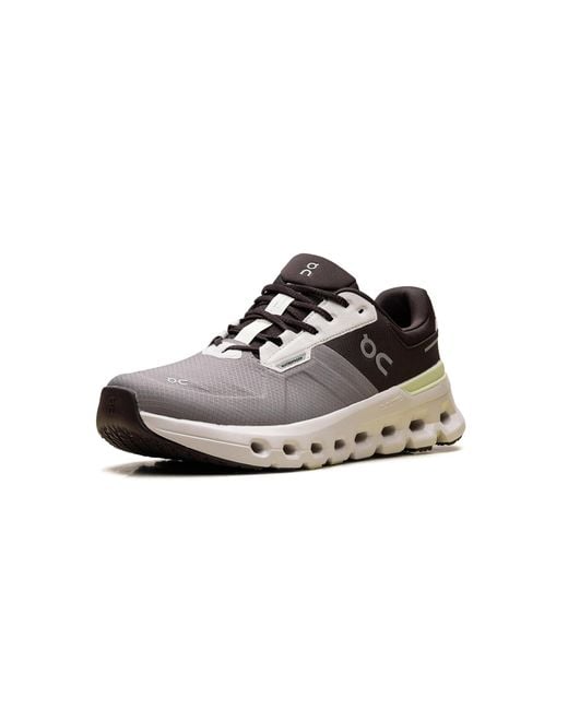 On Shoes Black Cloudrunner 2 Waterproof "Zinc" 3We10142783"