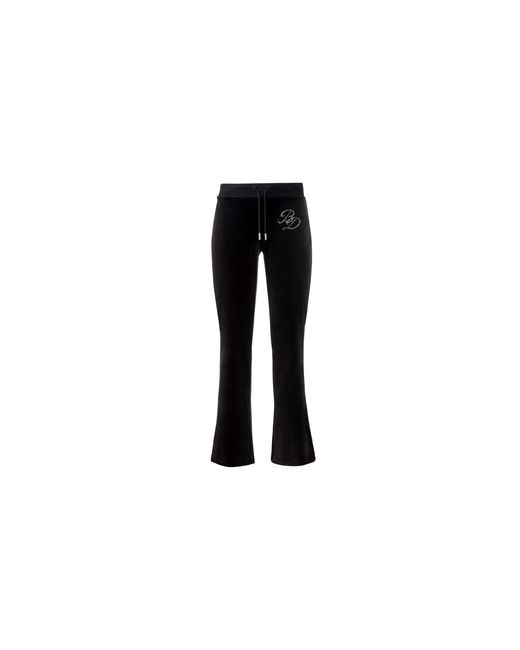 Bottega Desires Black Studded Velour Sweatpants Bd043"