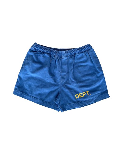 GALLERY DEPT. Blue French Logo Zuma Shorts & Gd356" for men
