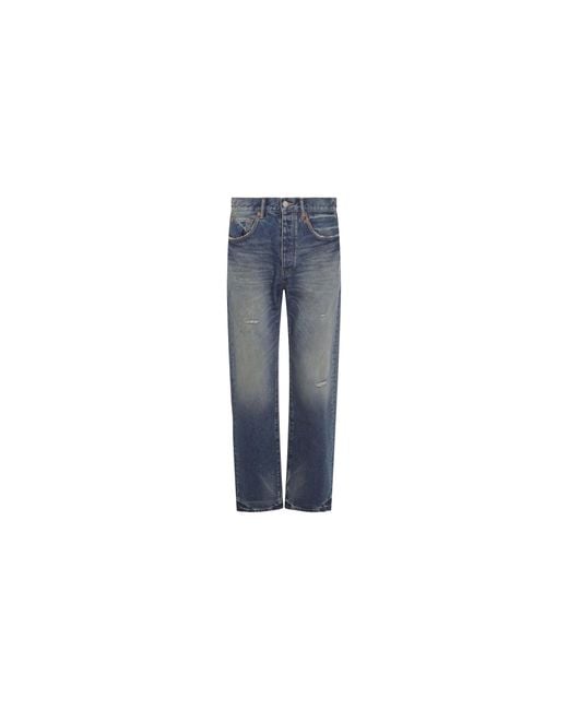 Purple Brand Black P011 Calcium Powder Distressed Jeans "Mid" P011 Clpd225" for men