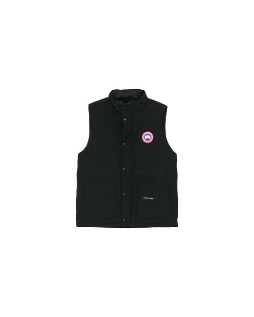 Canada Goose Black Freestyle Vest 4159M 9061" for men