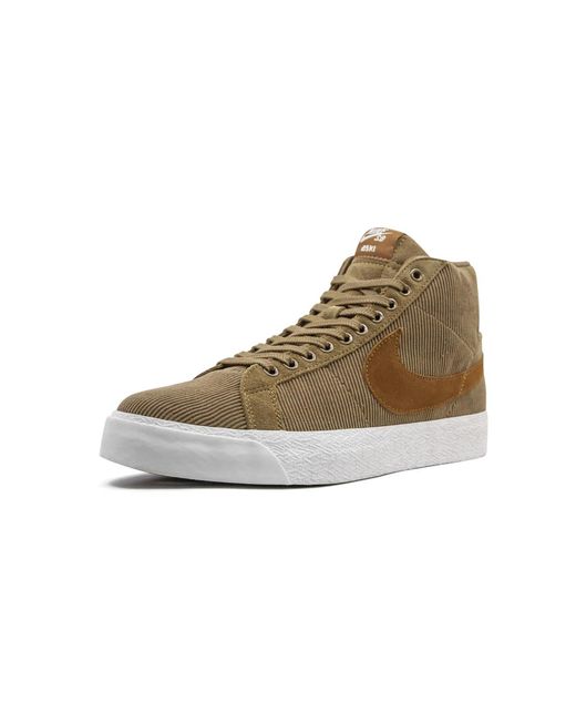 Nike Brown Sb Zoom Blazer Mid Iso "Oski for men