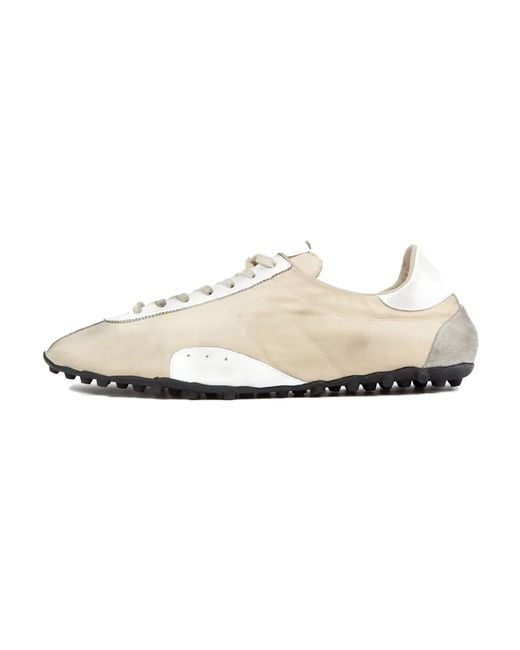 Maison Margiela Black Sprinters Low Top Sneakers "Natural" S57Ws0509P8190Ha775" for men