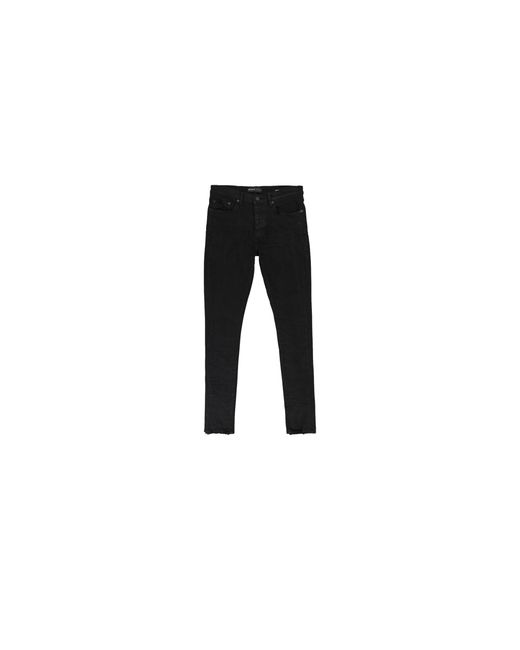 Purple Brand Black Slim Fit Jeans Low Rise With Slim Leg P001 Blr" for men