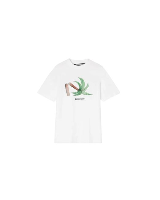 Palm Angels Black Broken Palm Classic T-Shirt S10Kagb0" for men