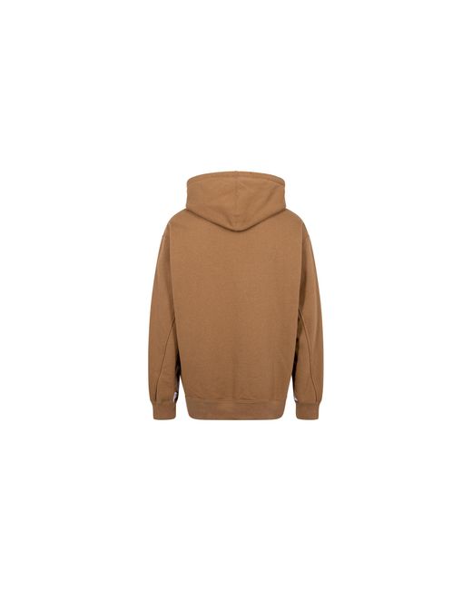 Supreme Black Cropped Panels Hoodie "Ss22" Su12071"
