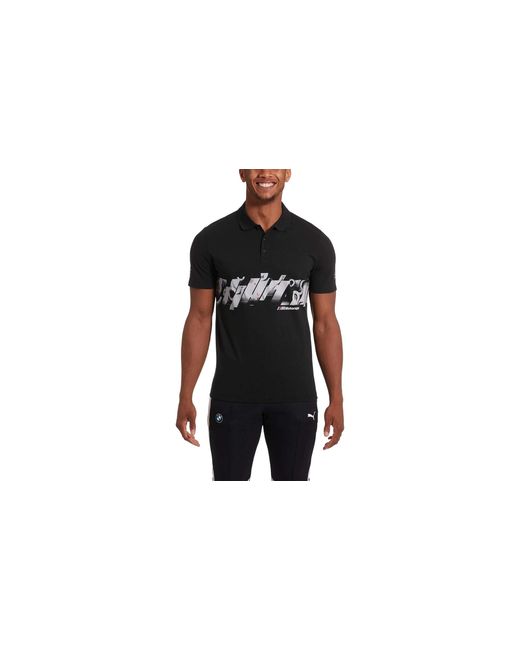 PUMA Black Bmw Motorsport Graphic Polo 577789 01" for men
