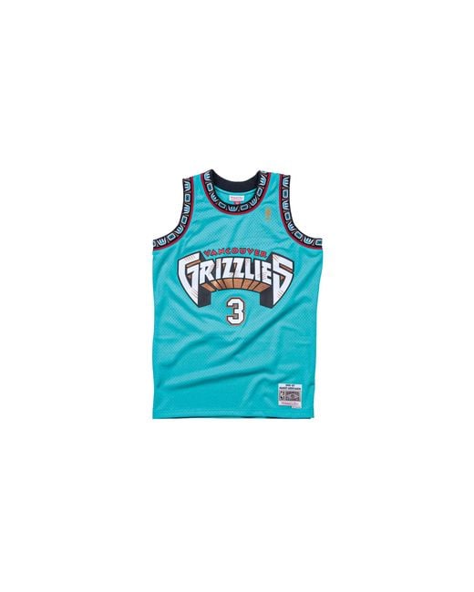 Mitchell & Ness Blue Vancouver Grizzlies Shareef Abdur Rahim Swingman Jersey "1996 for men