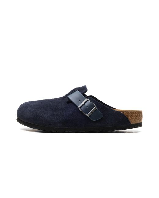 Birkenstock Blue Boston Suede Leather "Midnight" 1028210" for men
