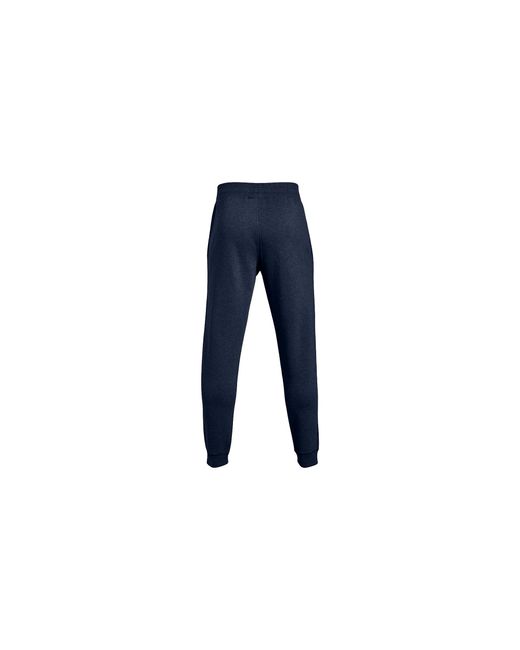 Under Armour Black Hustle Fleece Joggers "Midnight Light Heather 1317455 411" for men