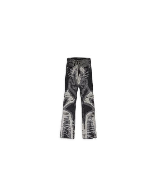 Who Decides War Black Path Wide-Leg Jeans 11200800002Aw23"