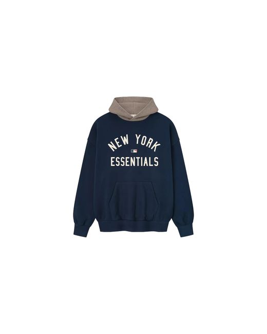Fear Of God Blue Yankees Sport Hoodie "Midnight Homstead Heather" 192Ml252012F" for men