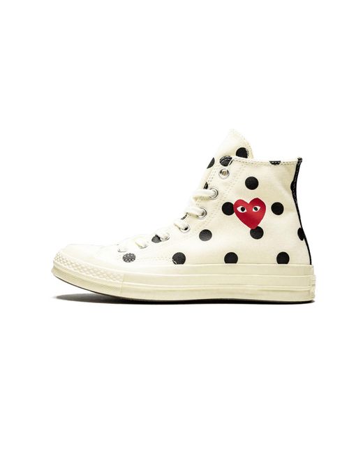 Converse Black Chuck 70 Hi "Comme Des Garçons Play Polka Dot" 157251C" for men