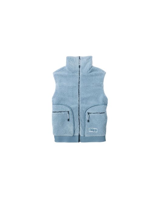 A Bathing Ape Blue Bapy Plush Vest With Pockets "Sky" Bpyjkjk7219Xjbll"