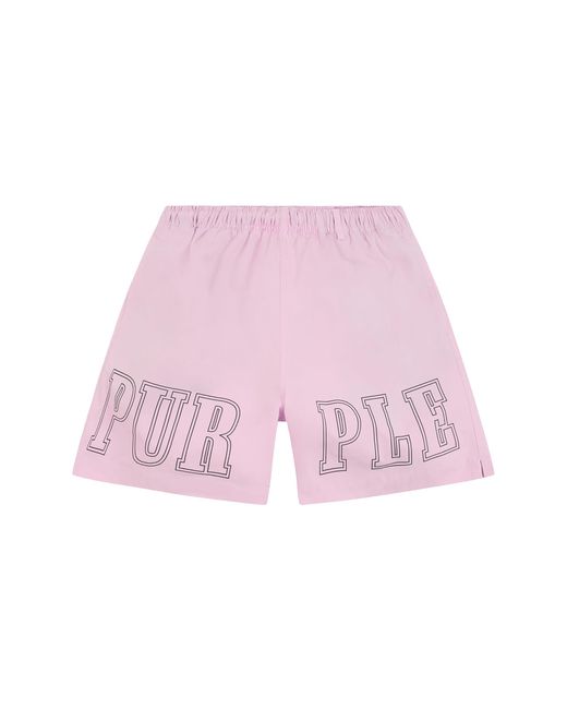 Purple Brand Pink Slab Wordmark All Round Short P504 Ppsp826" for men