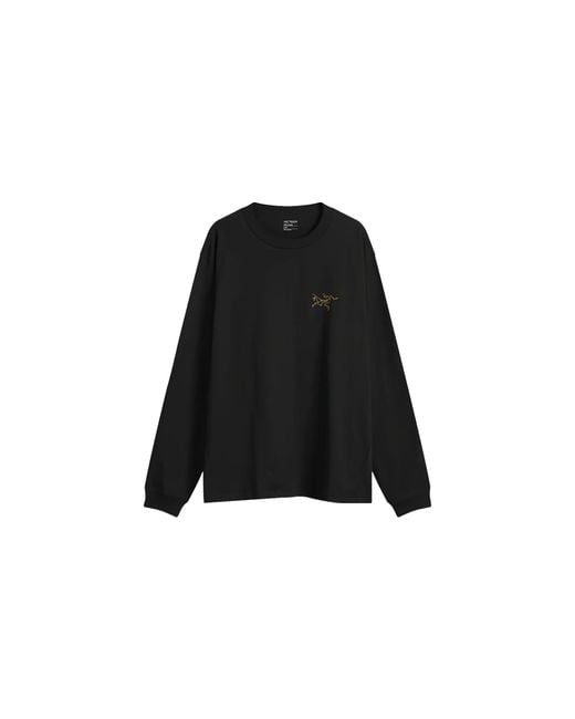 Arc'teryx Black Kragg Cotton Longsleeve Shirt X000009714 001929" for men