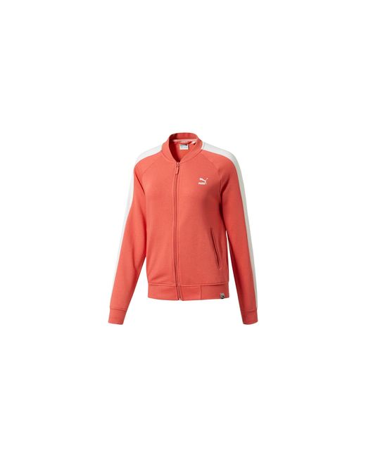PUMA Red Classics Logo T7 Track Jaket "Spiced Coral" 575071 23"