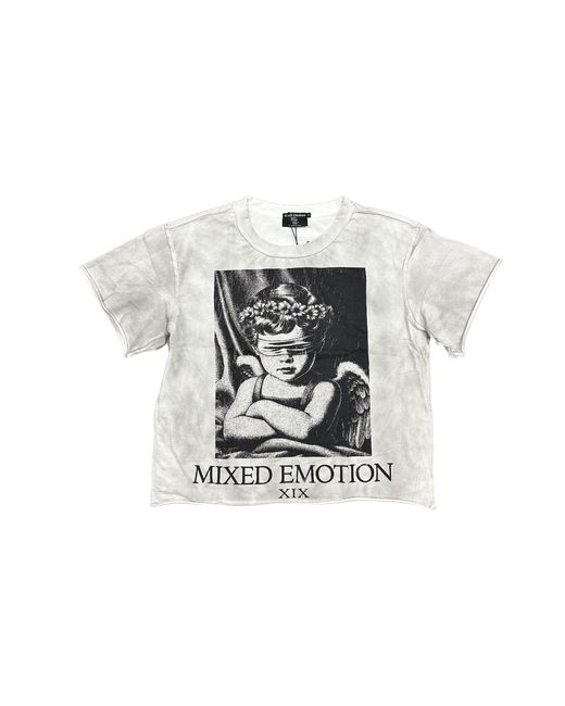 Mixed Emotions Black Oversized Xlx T-Shirt Mixe054" for men