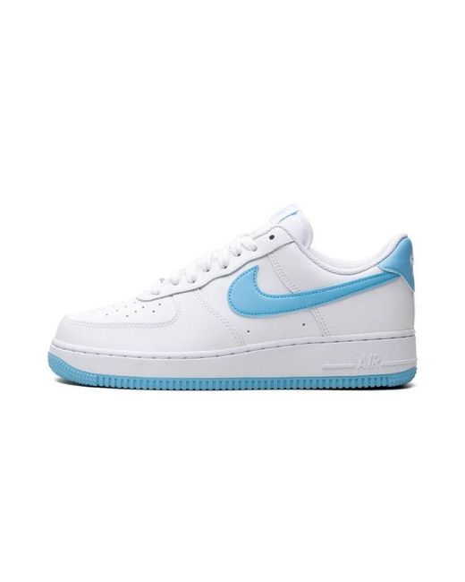 Nike Blue Air Force 1 Shoes for men