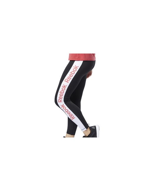 Reebok Black Training Essentials Linear Logo Tights Ek1361"
