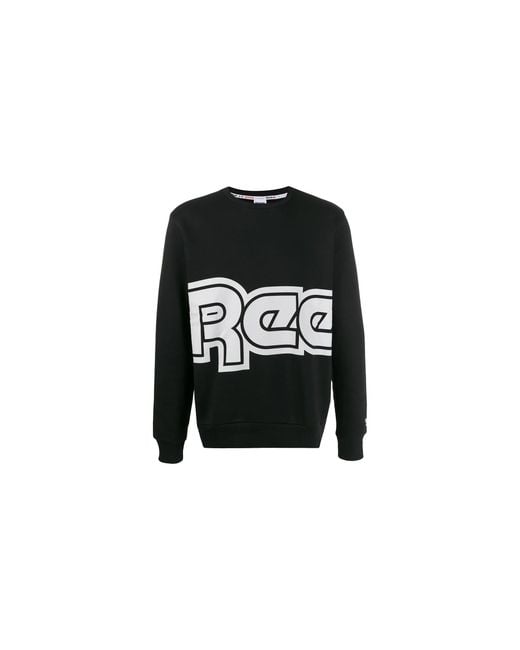 Reebok Black Classics International Button Sweatshirt Ea3597" for men