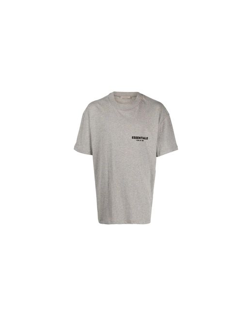 Fear Of God Black Short Sleeve T-Shirt (Ss22) "Dark Oatmeal" 125Bt212063F" for men
