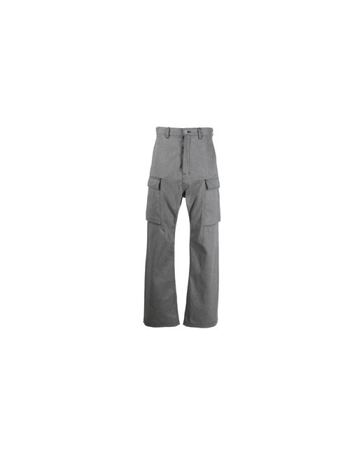 Rick Owens Black Geth Low-Rise Cargo Pants Dl01C2393Gdjp 68" for men