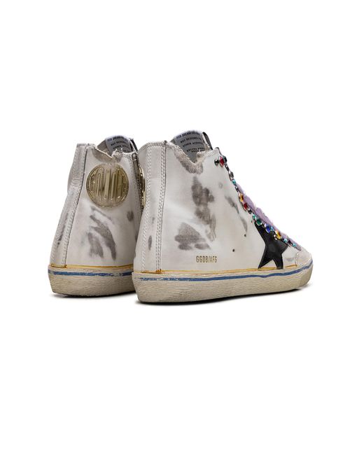 Golden Goose Deluxe Brand Black Francy Penstar Lab Leather Star And Studs" Gmf00114 F006976 82886" for men
