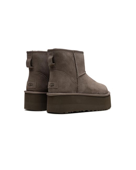 Ugg Black Classic Mini Platform "Smoke Plume" 1134991 Skp"