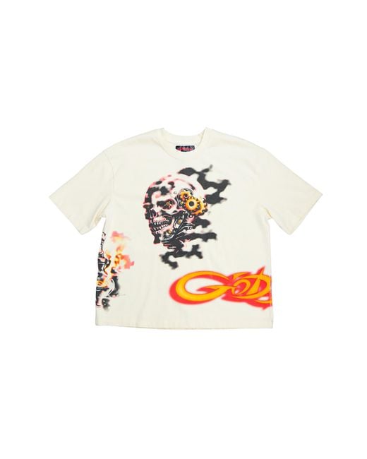GODSPEED NEW YORK Black P.Y.P T-Shirt "Stone" Gs620" for men