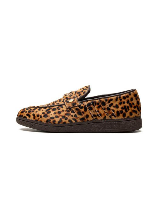 Adidas Brown Handball Spezial Loafer "Leopard Print Dark" Kj2526"
