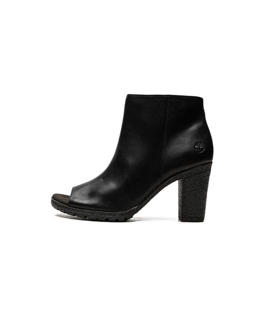 Timberland Tillston Peep Toe Shoes in Black | Lyst UK