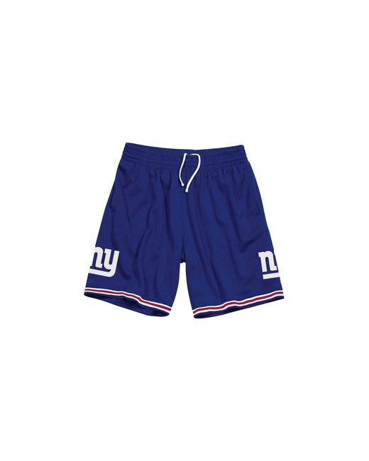 Mitchell & Ness Blue Nfl Mesh Shorts "New York Giants for men
