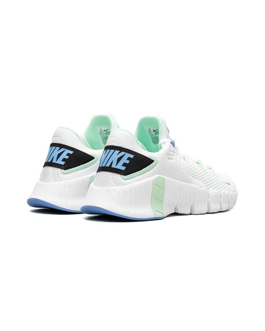 Nike Black Free Metcon 4 "white Mint Foam" Shoes