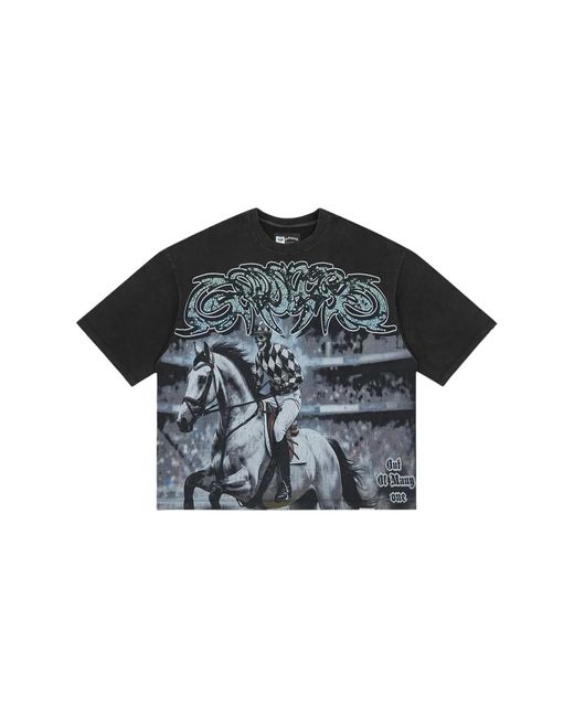 GODSPEED NEW YORK Black Derby T-Shirt Gs353" for men