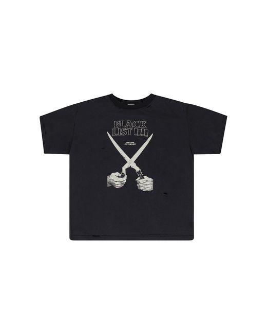 Protocol Index Blacklist Distressed T-Shirt Pi00020" for men