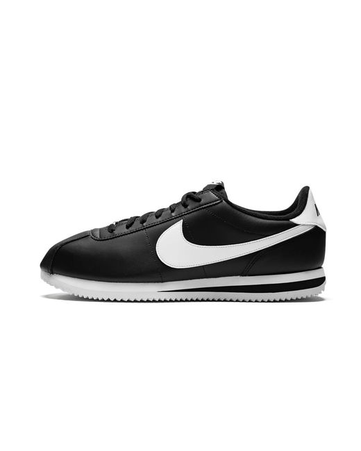 Nike Black Cortez Basic Leather 819719 012" for men