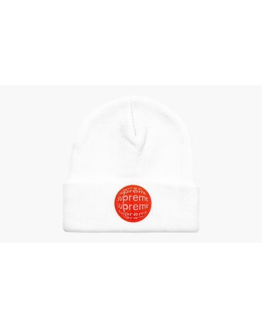 Supreme Black Lenticular Patch Beanie "Ss 21"