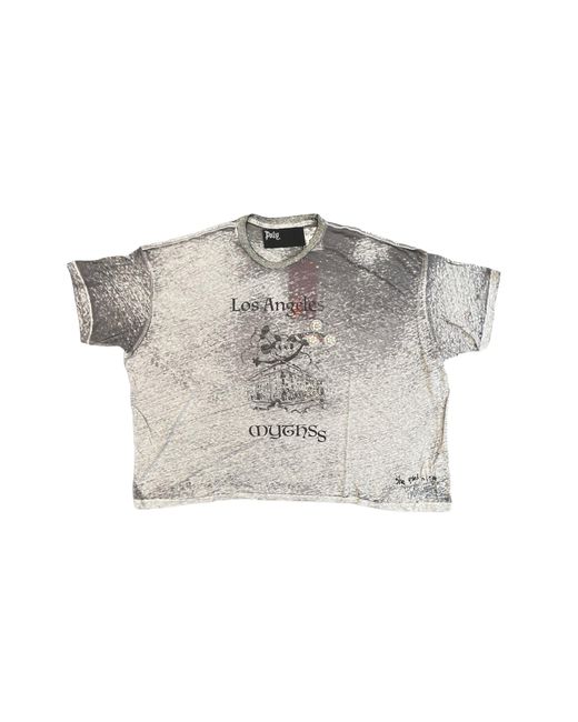 PALY Black Mythss T-Shirt 2U002Q1010Gry" for men