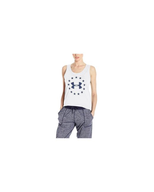 Under Armour Black Freedom Logo Tank 1284338 100"