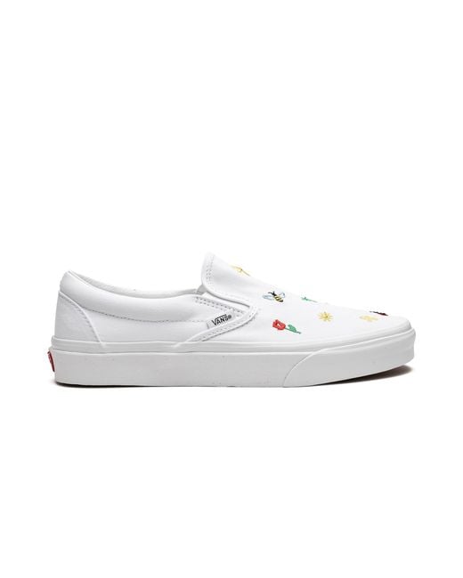 Vans White Slip On "Garden Party" Vn0A5Jlxw00" for men